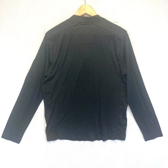 Skyr 1/4 Zip Long Sleeve Shirt Womens Medium M Black Base Layer Winter Skiing - Picture 2 of 12